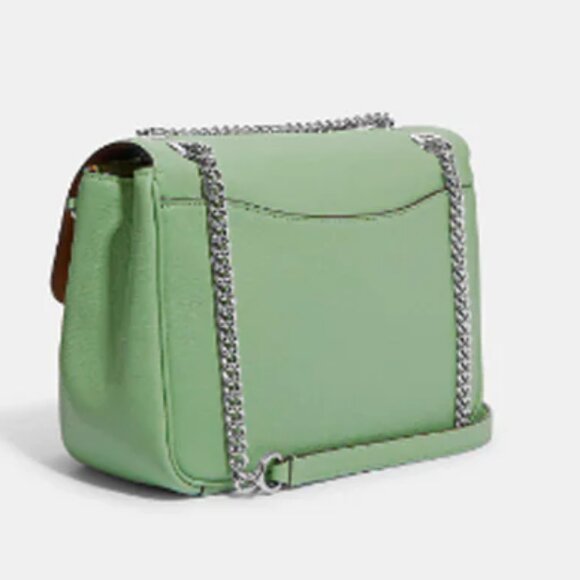 Coach Klare Chain Crossbody Shoulder bag 25 in Pale Pistachio - Picture 3 of 6